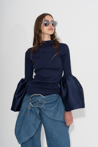 Puff sleeve top