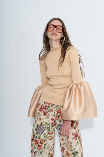 Puff sleeve top