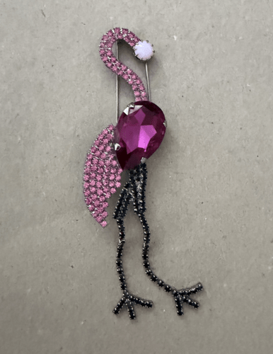 Flamingo broche