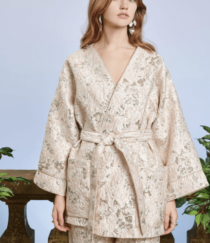 Ravello jacquard kimono