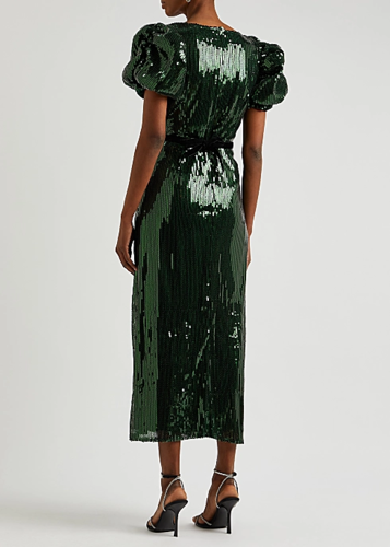 Arabesque Sequin Midi Dress