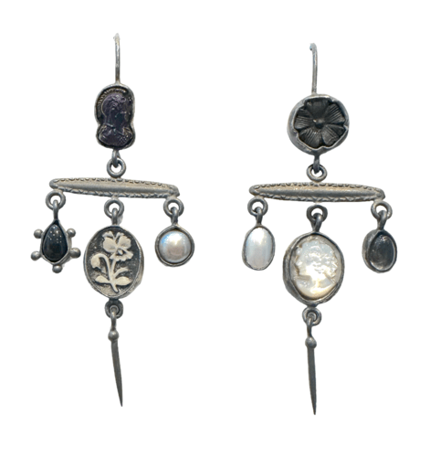Victorian Pin Drop Earrings