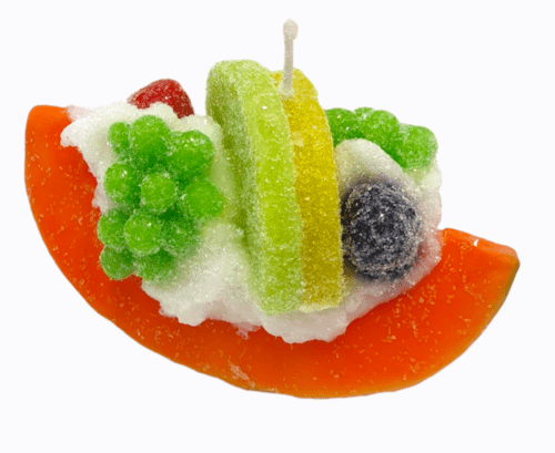 Melonlys med glitter