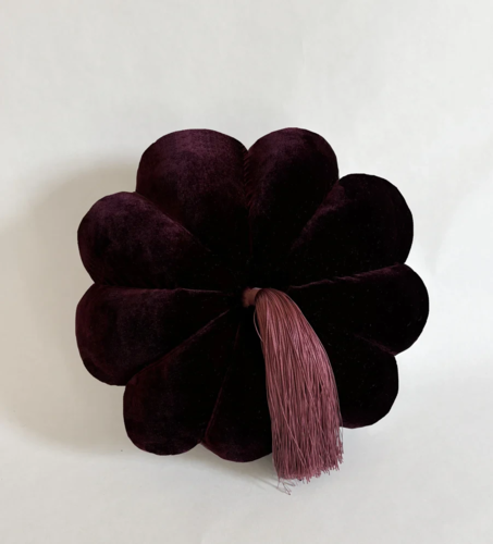 FULL BLOOM, DARK PLUM - PLUM TASSEL