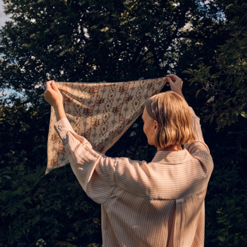 Light Pastel Stripe Scarf