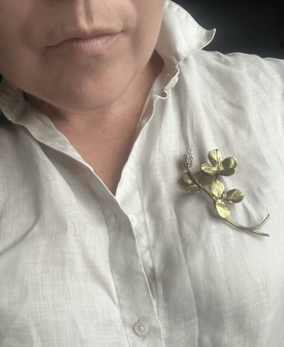 Kløver broche