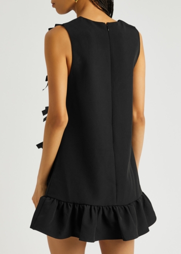 Bloom bow mini dress