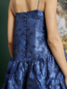 Miro jacquard tiered dress