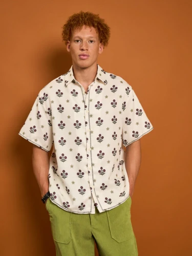 Cameron flower shirt